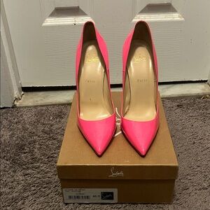 Christian Louboutin Neon Pink Heels